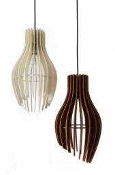 Pendant Light, Wood Lamp, Lighting, Hanging Dining Ceiling Light, Modern Lighting Fixture, Chandelier - Stripes - thumbnail 1