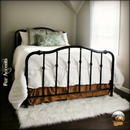 Plush Faux Sheepskin Rug - Shag Accent Rug, Usa Made - thumbnail 2