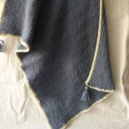 Birth Gift, Baby Blanket, Handmade Knitting, Acrylic - thumbnail 3