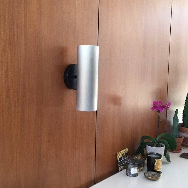 Modern Sconce - Cylinder Shade Minimalist Contemporary Dining Room Kitchen Light Entryway Bathroom Bedroom Ul Listed - image 1