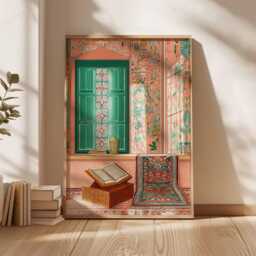 Islamic Poster, Muslim Wall Art, Architecture Print, Middle Eastern Decor, Mosque Art Prints, Culture Gift - thumbnail 2