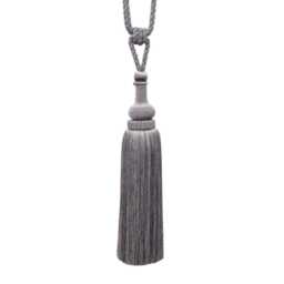2x Merton Tieback, Beige - 5 Colours 850mm Embrace Tassel Tieback Pair - thumbnail 3