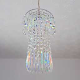 "Unique Waterfall Chandelier Pendant Light 7.5"" X 12" - thumbnail 3