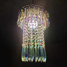 "Unique Waterfall Chandelier Pendant Light 7.5"" X 12" - thumbnail 2