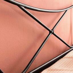 Metal Bed 160x200 180x200 Venetia Standard - Wrought Iron Double Frame, Classic Symmetry Design - thumbnail 2