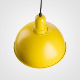 Lias Ceiling Pendant Lamp - Yellow Retro Loft Industrial Minimalist - thumbnail 3