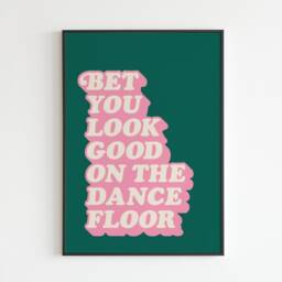 Am Inspired - Bet You Look Good On The Dance Floor Inspired Lyrics Music A3 A4 A5 Wall Art Poster Print Gift - thumbnail 3