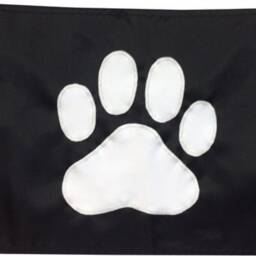 Dog Paw Print Flag Hand-Sewn Durable Outdoor Decor - thumbnail 2