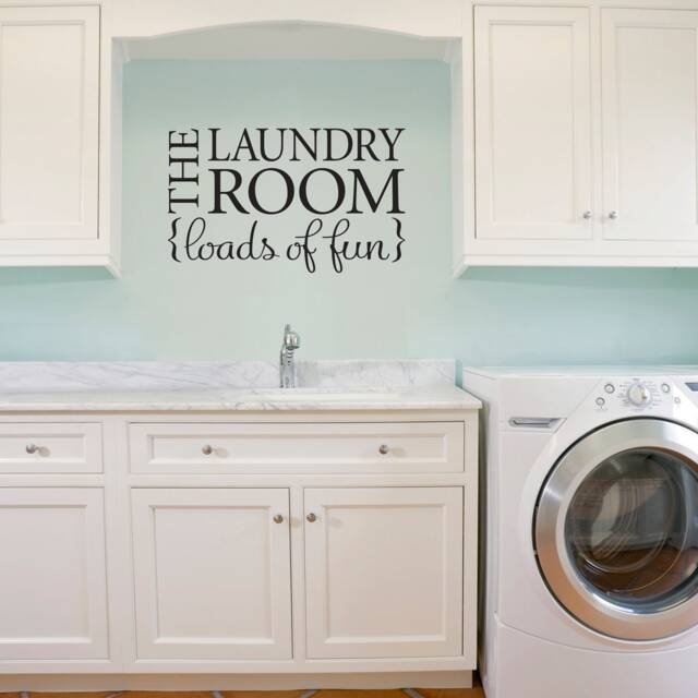 Laundry Room Decal Loads Of Fun Wall Vinyl Decor - image 1