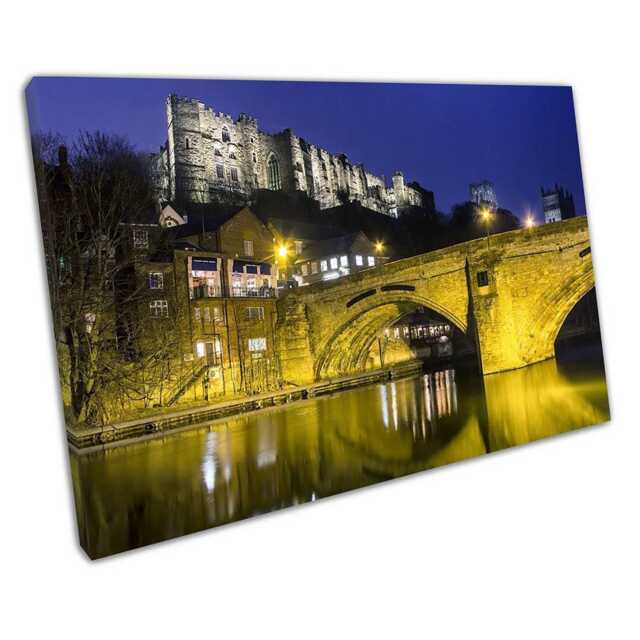 Durham Cathedral Castle Wall Art Print River Wear Decor For Home Office - image 1