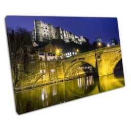 Durham Cathedral Castle Wall Art Print River Wear Decor For Home Office - thumbnail 1