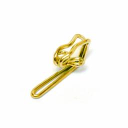 Brass Metal Tape Hooks Suitable For Curtain Tapes & Rings - thumbnail 2