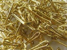 Brass Metal Tape Hooks Suitable For Curtain Tapes & Rings - thumbnail 1