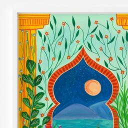 Morocco Travel Art Print, Botanical Tropical Wall Decor, Morocco Christmas Gift, For Traveller, Marrakech Gift - thumbnail 3