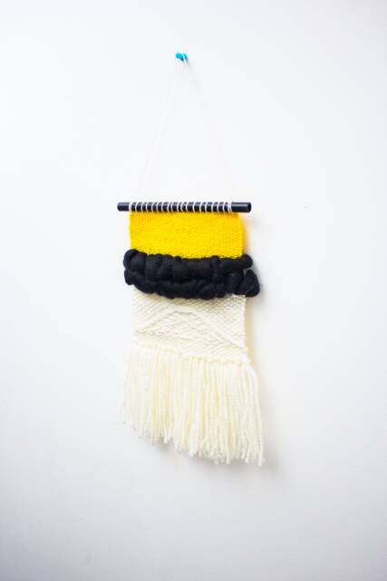 Yellow Black & White Interior Wall Decoration - image 1