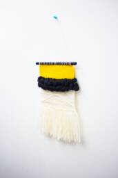 Yellow Black & White Interior Wall Decoration - thumbnail 1