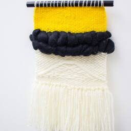 Yellow Black & White Interior Wall Decoration - thumbnail 2