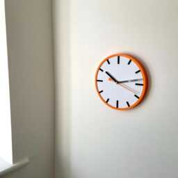 Modern Wall Clock - Minimal Home Decor Personalised Colours Great Gift Present House Warming Time Keeping - thumbnail 2