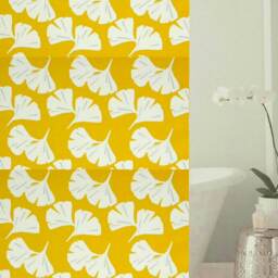 Shower Curtain Gavin Sunshine, Geometric, Lattice, Variety Bathroom Curtains - thumbnail 3