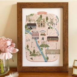 York Map, Illustrated Map Of York, Poster, Print, Art, Illustration, Gift, Travel, Gift - thumbnail 2