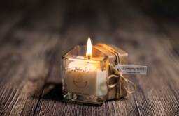 Aromatherapy Natural Candle, Lemongrass Essential Oil Scented Candle 100% Pure Natural Hand Poured Soy - thumbnail 1