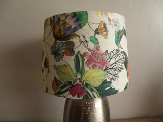 Designers Guild Christian Lacroix - Malmaison Naturel Or Reglisse Fabric Handmade Lampshade - image 1