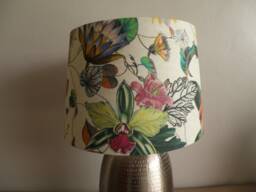 Designers Guild Christian Lacroix - Malmaison Naturel Or Reglisse Fabric Handmade Lampshade