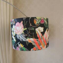 Designers Guild Christian Lacroix - Malmaison Naturel Or Reglisse Fabric Handmade Lampshade - thumbnail 3