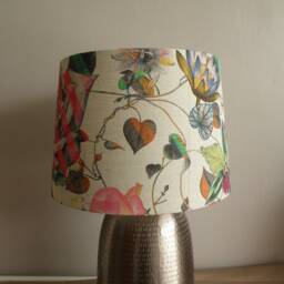 Designers Guild Christian Lacroix - Malmaison Naturel Or Reglisse Fabric Handmade Lampshade - thumbnail 4