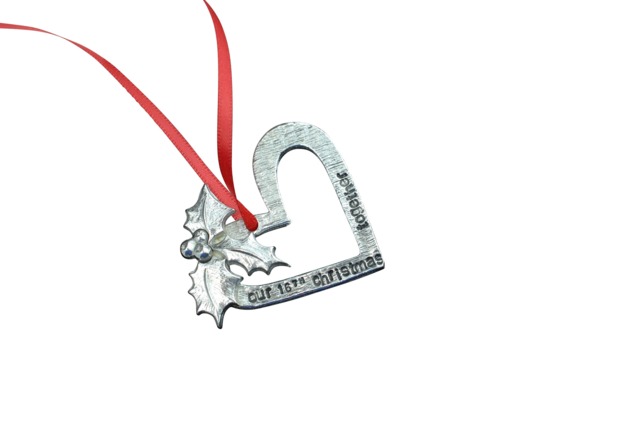 16Th Anniversary Christmas Ornament - Our Together Keepsake Tree Decoration Gift For Couples - image 1