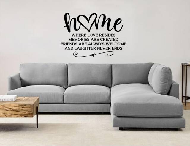 Home Where Love Resides Vinyl Wall Decal - image 1