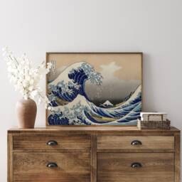 The Great Wave At Kanagawa Print, Hokusai, Japanese Wall Art - thumbnail 2
