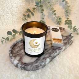 Personalised Eid Mubarak Candle Gift Set With Matches, Ramadan & For Family Friends, Islamic Decor, Arabic Muslim Celebration - thumbnail 3