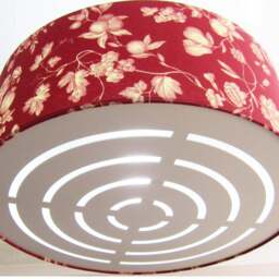 20cm - 25cm 30cm- Louvered Drum Lampshade Diffuser - thumbnail 2