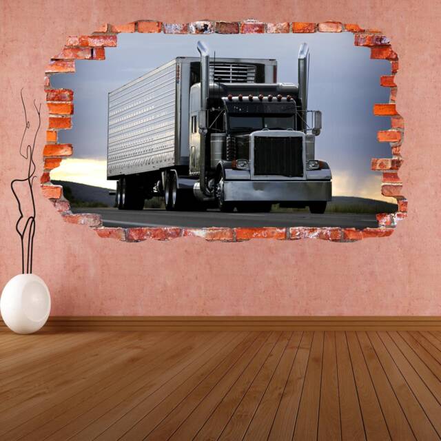 American Truck Wall Sticker Mural Decal Poster Print Art Home Decor Kids Bedroom Dg12 - image 1