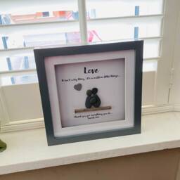 Valentines Gift, Gift For Him, Personalised Gifts, Couple Pebble Art, Gift Her, Home Gift, Best Ideas, Husband - thumbnail 2