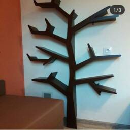 Tree Bookshelf, Interior, Furniture, Toy Shelf, Eco Product, Shoe Rack, Eco-Friendly, Nursery - thumbnail 3