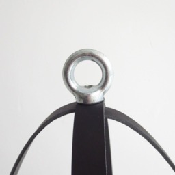 Minimalistic Plant Hanger Holiday Gift Idea For Indoor Greenery Hanging Planter Black Leather Green Home Decor Urban Jungle Holder - thumbnail 3