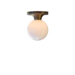 Glass Globe Flush Mount Ceiling Light Fixture - Modern Globe Lighting Fixtures 6 - thumbnail 2