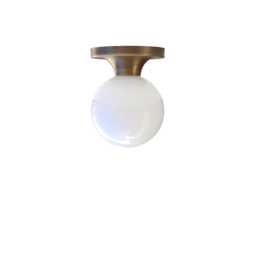 Glass Globe Flush Mount Ceiling Light Fixture - Modern Globe Lighting Fixtures 6 - thumbnail 1