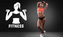 Fitness Wall Decal Motivational Gym Decor T752 - thumbnail 1