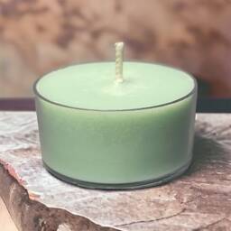 Oakmoss Dreams Soy Candle Tealights 100% Seafoam Green