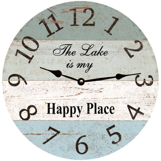 The Lake Is My Happy Place Clock - image 1