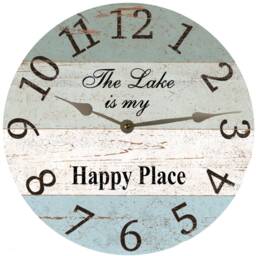 The Lake Is My Happy Place Clock - thumbnail 3