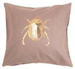Gold Beetle Cushion Cover - thumbnail 1