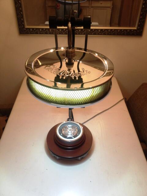 Edelbrock Industrial Automotive Desk Lamp Handmade - image 1