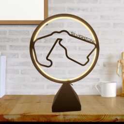 F1 Silverstone & Other Circuits Free Standing Ring Lamp - thumbnail 2