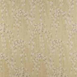 Designer Custom Made Thibaut Willow Blossom 100% Cotton Cafe Curtains Drapes Panels Blue Gold White Or Valance - thumbnail 2
