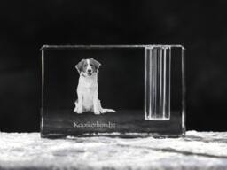 Kooikerhondje , Crystal Pen Holder With Dog, Souvenir, Decoration, Limited Edition, Collection - thumbnail 1
