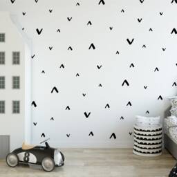 Arrows - Vinyl Wall Decals Wallpaper Alternative Geometric Irregular Hand Drawn Triangles Stickers Baby Boys Girls Nursery Kids Room - thumbnail 3